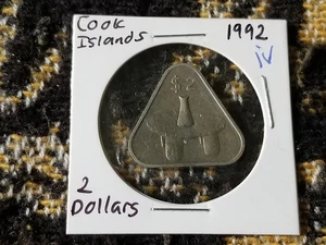 Cook Islands 2 Dollars 1992 Circulated - iv - Picture 1 of 2