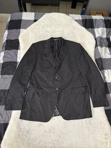 Canali 1934 Men’s Charcoal Wool Blazer Sport Jacket Size 48L 2 Button - Picture 1 of 8