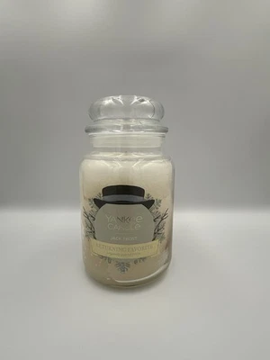 洋基蜡烛杰克霜 22 盎司大罐蜡烛返回最爱 全新 — 第 1/2 张图片