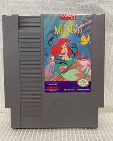NINTENDO NES DISNEY LITTLE MERMAID VINTAGE GAME 19PREOWNED PLAYED TESTED & WORKS