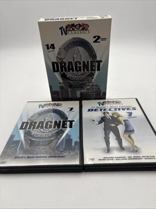 Dragnet 2DVDs Tv Classics 14 Episodes World’s Most Famous Detectives - Picture 1 of 5