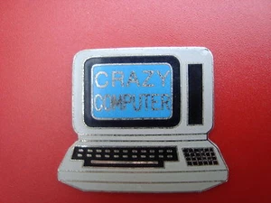 pins pin computer ordinateur informatique crazy - Imagen 1 de 1