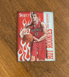 Jonas Valanciunas 2012-13 Select Hot Rookies Rookie #8 Toronto Raptors RC