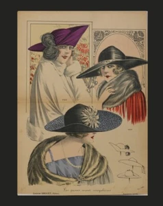 POSTER MODA FEMMINILE LES PASSES SERONT IRREGULARES anni 30 - Picture 1 of 1