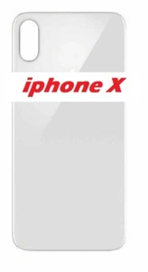 ✅ SCOCCA POSTERIORE TELAIO PER IPHONE X BACK COVER VETRO BIANCO - Foto 1 di 1