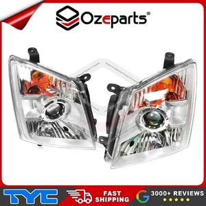 Set Pair LH+RH Head Light Lamp (Projector Type) For Holden Rodeo LT 2006~2008 - Picture 1 of 5