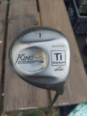 KING COBRA TITANIUM Ti Oversize Offset Driver 10.5 Degree Senior Flex Graphite - Image 1 of 4