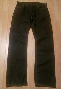 Levi's 514 Slim Straight Jeans Men 34x34 Zippered Back Pockets Denim Snap Waist - Picture 1 of 11