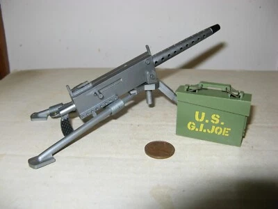 1964 GI Joe Vintage Hasbro 12” Machine Gun & Green GI JOE Ammo Box, Japan - Image 1 of 4