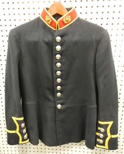 Vintage British Royal Marines No. 1 Full Dress Blue Tunic Sz 35 Band/Cadet Corps - Picture 1 of 9