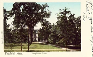 Longfellow Home - Pittsfield, Massachusetts - UDB Post Card - Picture 1 of 2