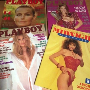 4 Vintage 1994 1995 Playboy Magazines CENTERFOLDS Special Issue 1990 Playmates - Picture 1 of 5
