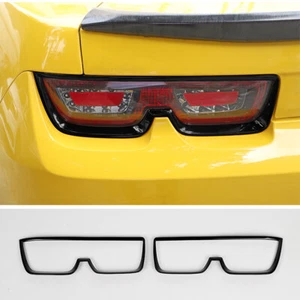 2x Lámpara trasera trasera ABS negra borde para accesorios Chevrolet Camaro 2010-2015 - Imagen 1 de 12