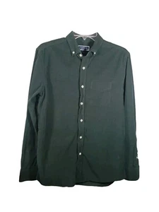 Club Room Mens Corduroy Shirt Small Forrest Green Button Down - Picture 1 of 2