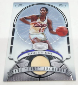 2008-09 Bowman Sterling Nate Tiny Archibald Game Used Jersey Relic Kings - Picture 1 of 2
