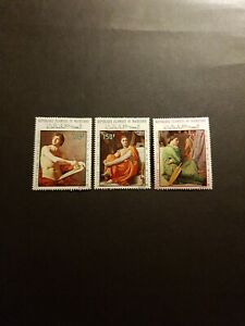 Mauritania Paintings Dominique Ingres Post Aerial Pa N°78/79 New Mlh 1968
