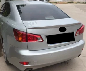 Rear Trunk Spoiler Wing Lip ABS For 2006-2013 Lexus IS 250/350/F Sedan Silver - Picture 1 of 3