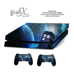 DR WHO STICKER/SKIN FOR PLAYSTATION 4 CONSOLE/REMOTE CONTROLLER, PSK36 - Picture 1 of 5