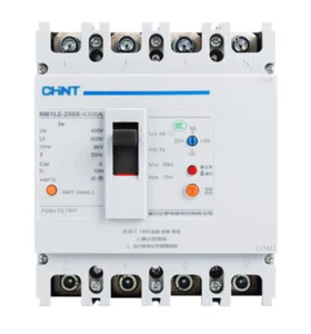1 pieza Nuevo Disyuntor CHNT MCCB CON Protector de Fugas NM1LE-250S/4300A 4P 225A - Imagen 1 de 1