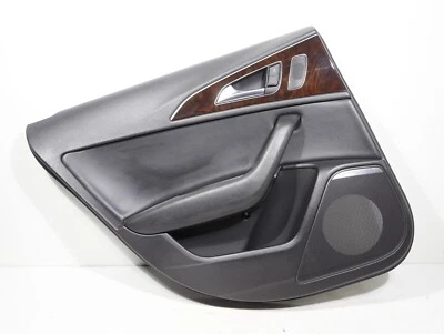 AUDI A6 C7 2012-2016 panel de moldura de puerta interior trasero izquierdo negro OEM 🚗 82K Foto 1 de 4