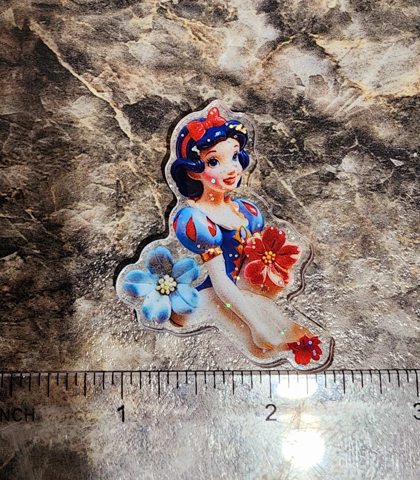 Centro de moño de cabello con respaldo plano de resina plana RP blanco como la nieve 5 piezas 1249618 Foto 1 de 1