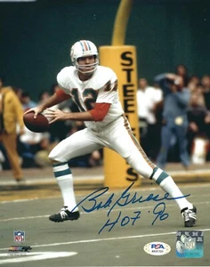 Bob Griese Miami Dolphins Signed 8x10 Photo PSA - Picture 1 of 1