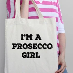 Bolso de Mano Nuevo Shopper Regalo Divertido Soy una Prosecco Niña Fiesta Comprador Compras - Imagen 1 de 11