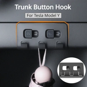 Rear Trunk Hook for Tesla Model Y Trunk Button Buckle Hanging Storage 2020-2023 - Picture 1 of 8