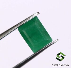 1.48 Cts Certified Natural Emerald Baguette Cut 7x5 mm Untreated Loose Gemstone