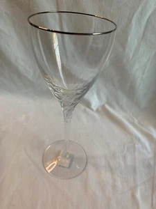 Lenox Encore Platinum Kristall Wasserkelche, Bleikristall - Bild 1 von 3