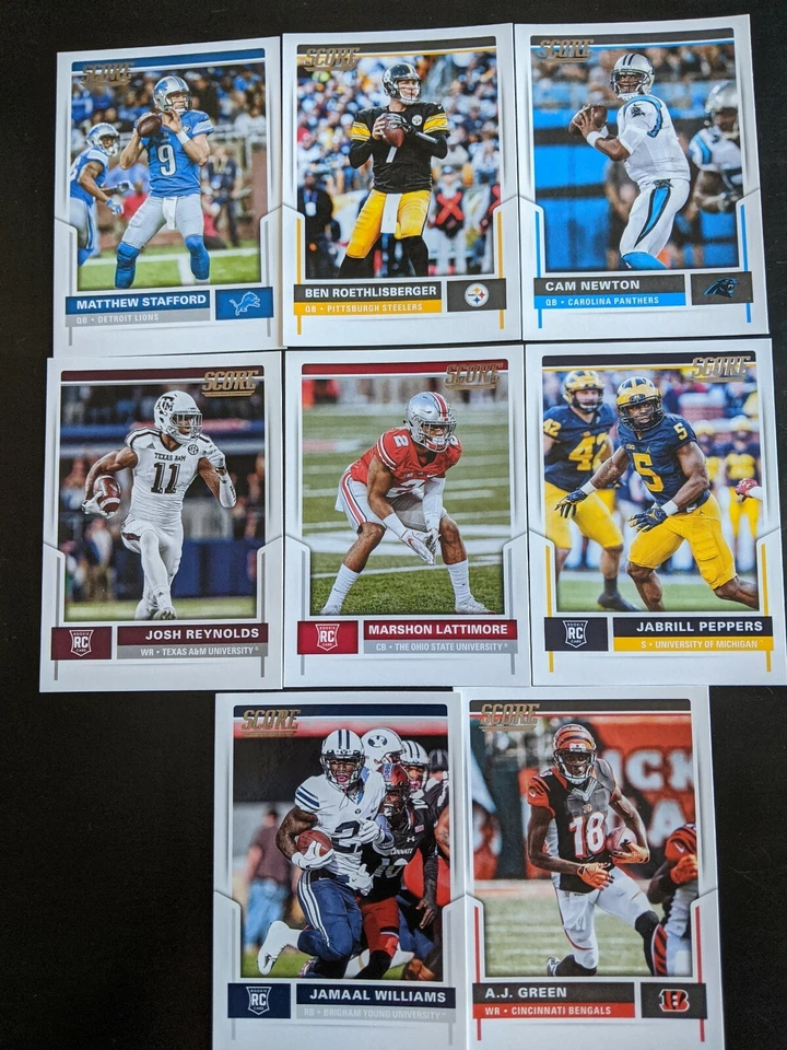 2017 Score Football Singles (Base/Rookies/Inserts) - Image 1 of 1