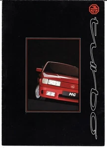 MG Maestro Turbo 1989 UK Market Foldout Sales Brochure - Picture 1 of 3
