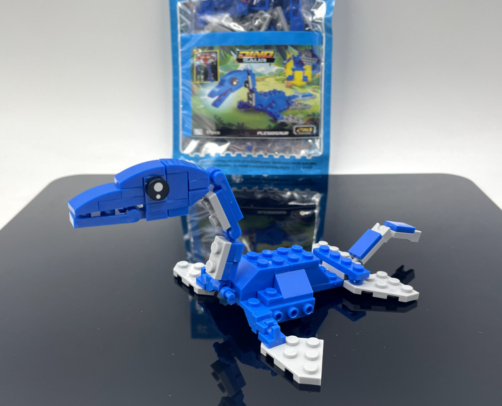 Building Blocks Dinosaur Plesiosaur DINO Model STEM Toys DIY Kids Gift 55 PCS