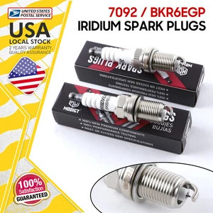 BKR6EGP/7092 Set of 6Pcs Durable Iridium Spark Plugs For Honda CR-Z 2011-2016 - Picture 1 of 13