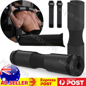 Barbell Pad Fitness Gym Shoulder Weight Bar Weightlifting Support AUS - Picture 1 of 9
