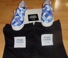 OPENING CEREMONY MENS Slips On Sneakers Size 10 ( 44 ) Col. Blue 