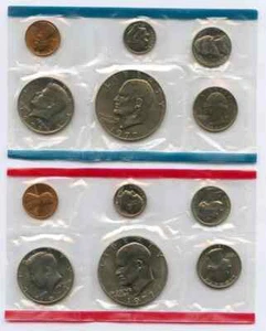 US Coin 1977 uncirculated P & D sets, Original Package, (504UC) - Picture 1 of 2