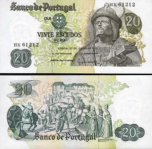Portugal 20 Escudos 27-07- 1971, UNC, P-173 - Picture 1 of 3