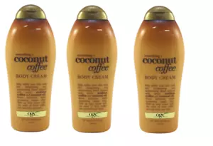 BL Ogx Body Cream Coconut Coffee 19.5oz each *Three Pack* - Picture 1 of 1