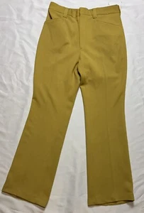 Vintage Wrangler Lee Trevino Schlaghose Strick gelb Herren 33x32 Rockabilly Neu mit Etikett - Bild 1 von 9