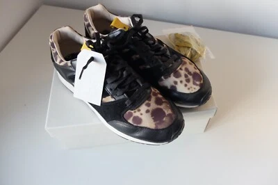 Adidas consortium tech super WCAP UK10 estampado de leopardo negro amarillo originales en muy buena condición Foto 1 de 4