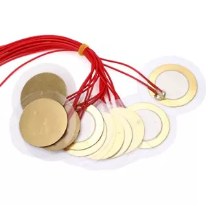 20Pc 35mm Peizo Disc Transducer Contact Microphone Trigger Sound Sensor w/ Wires - Picture 1 of 5