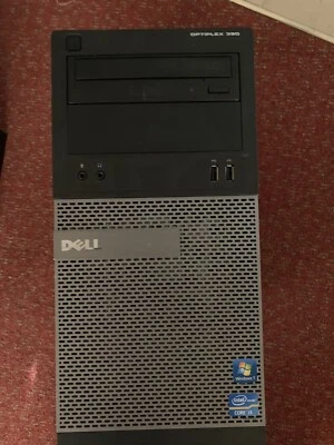 Dell Optiplex 390 Tower PC Intel Core i3-2120 3.30GHz 4GB RAM 250GB HDD Win 10 - Image 1 of 4