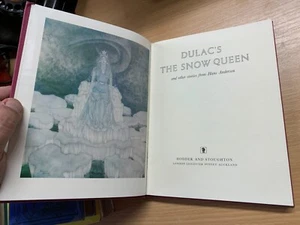 1975 Edward Dulac " The Snow Queen & Other Stories From Hans Andersen " Livre - Imagen 1 de 20