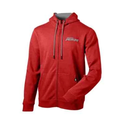 Polaris Men's RZR Logo Full Zip Hoodie, Red | 2865588 - Image 1 of 2