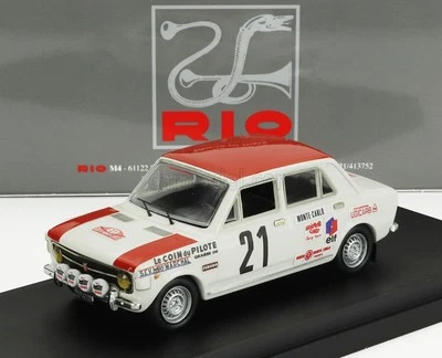 MODELLINO AUTO STATICO RIO FIAT 128 NIGHT VERSION RALLY MONTECARLO 1970 1:43 - Immagine 1 di 4