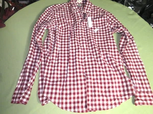 LOTE #138 CAMISA MANGA LARGA ELÁSTICA CLÁSICA J CREW NUEVA CON ETIQUETAS PARA HOMBRE TALLA LG ALGODÓN - Imagen 1 de 10