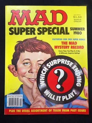 MAD MAGAZINE SUPER SPECIAL SUMMER 1980 WITH BONUS INSERT E.C. PUBLICATIONS - Image 1 of 3