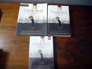 Uninvited: Book Study Guide and DVD Lysa TerKeurst 3 piece Set - Picture 1 of 4