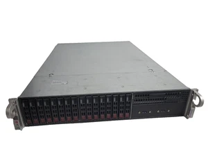 Supermicro CSE-213 2U 16SFF Server Xeon E5-1650v3 16GB X10SRW-F 240GB SSD W11Pro - Picture 1 of 12